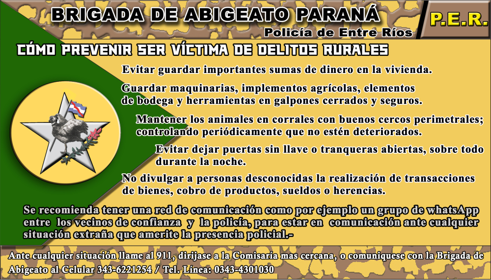 Prevención Delitos Rurales