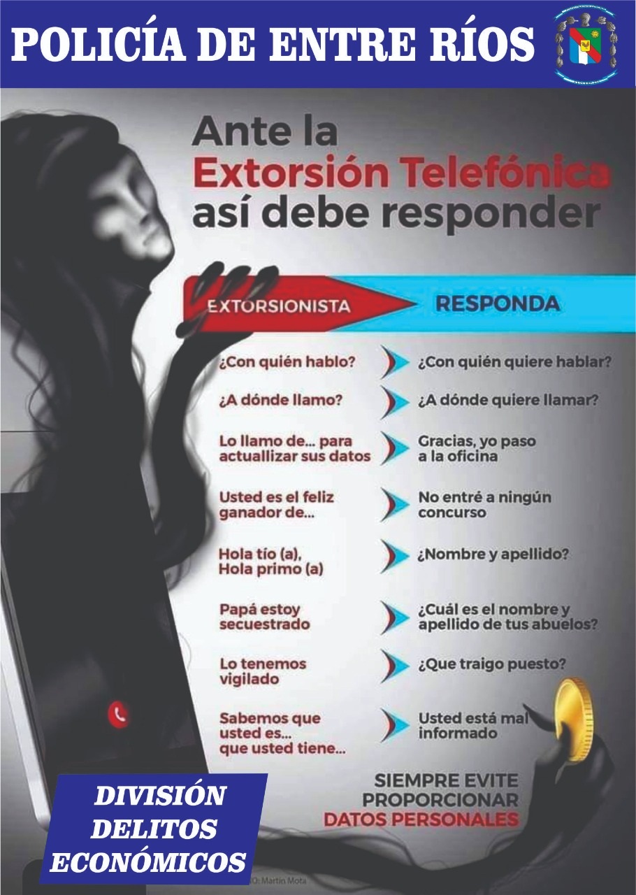Prevención extrosión telefónica