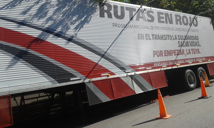 Rutas en Rojo camión