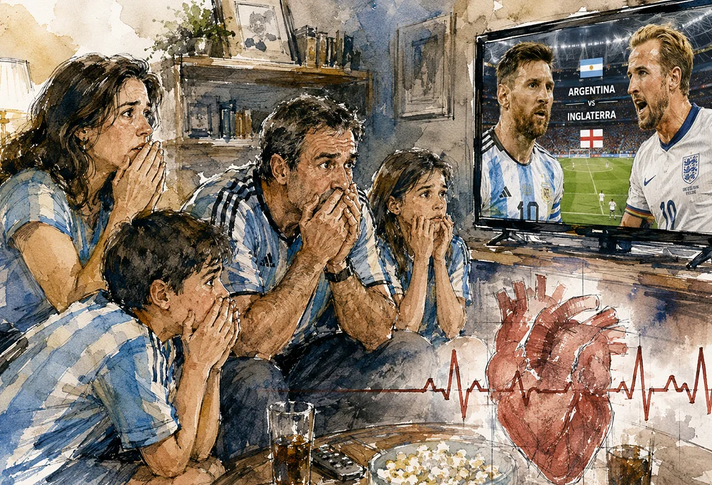 Partido Argentina familia nervios