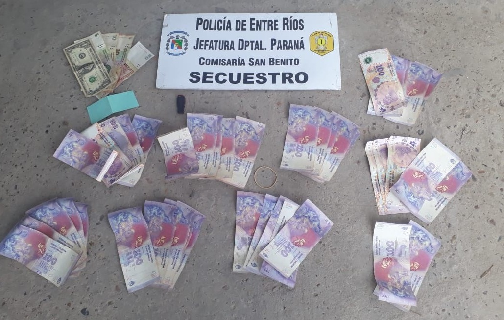 Secuestro dinero San Benito