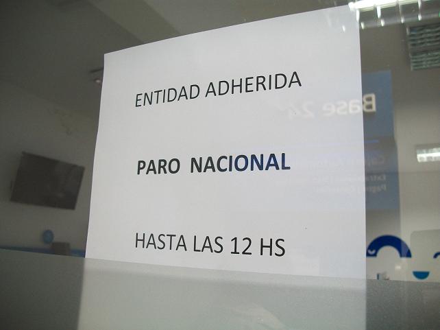 Paro bancario