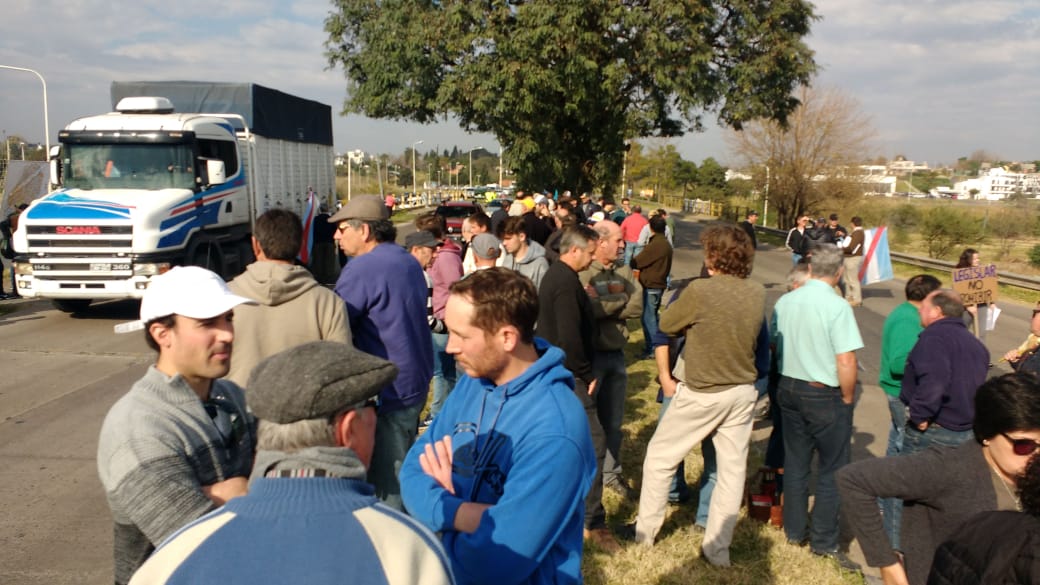 Movilización productores Túnel