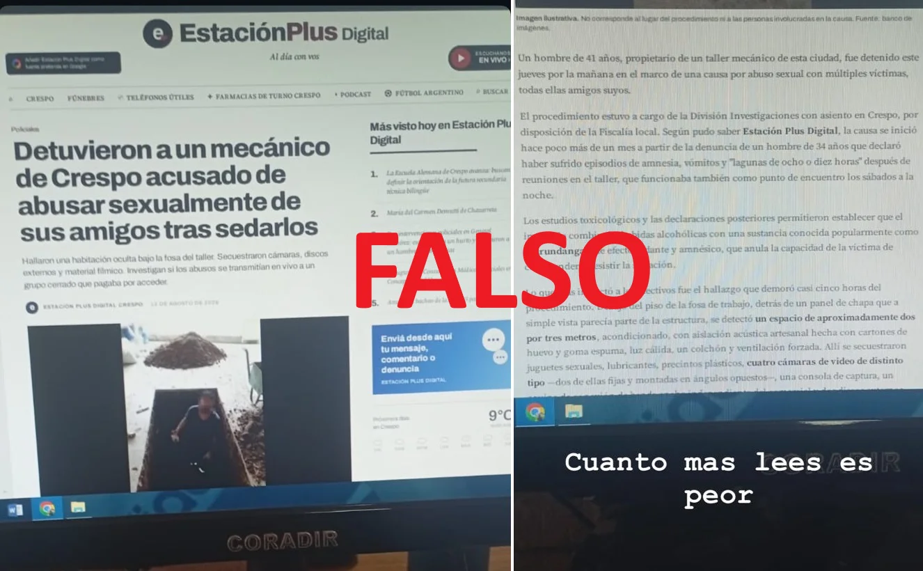 FALSO CONTENIDO
